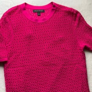 Banana Republic Fuchsia Textured Knit Dress